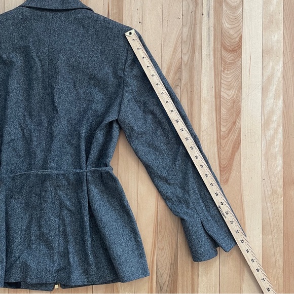 Apostrophe Paris Gray Wool Blend Blazer Jacket - Sz EU 38 (S) - Picture 16 of 16